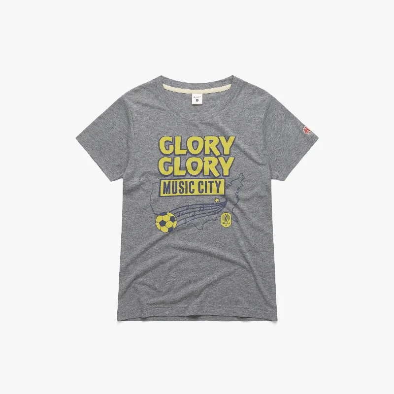 Women's Button-Up BlouseWomen's Nashville SC Glory Glory Music City