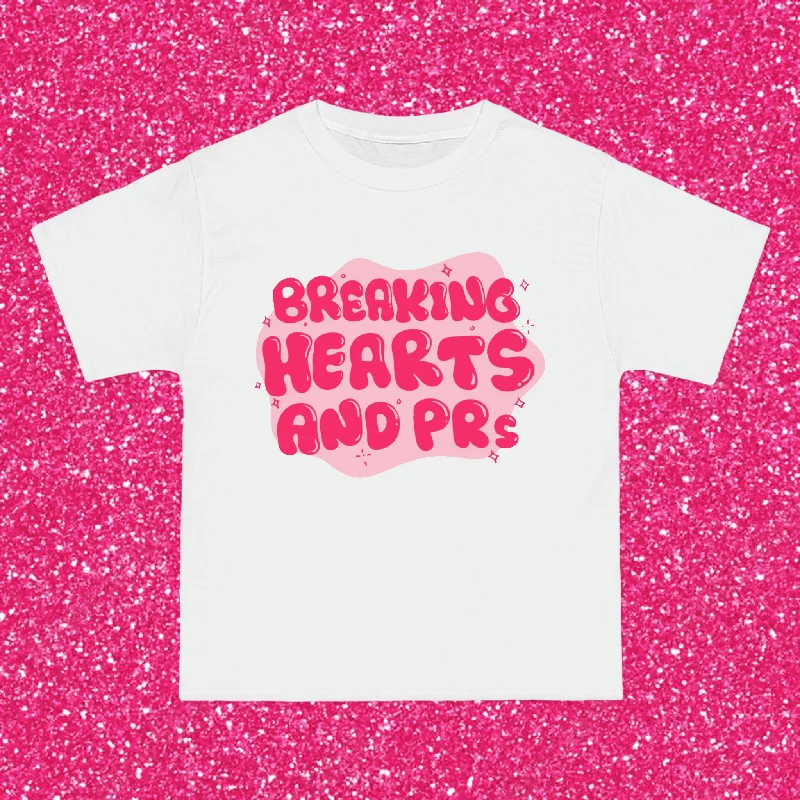 Women's Blouse for OfficeBREAKING HEARTS & PRS- TEE