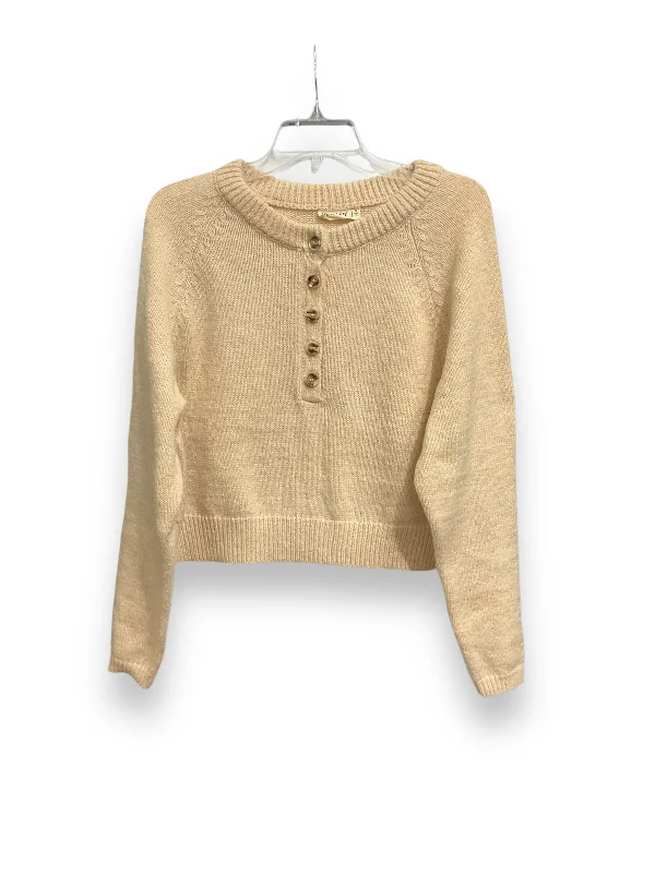 Women's Shetland Wool SweatersSweater By Cmc In Beige, Size: S