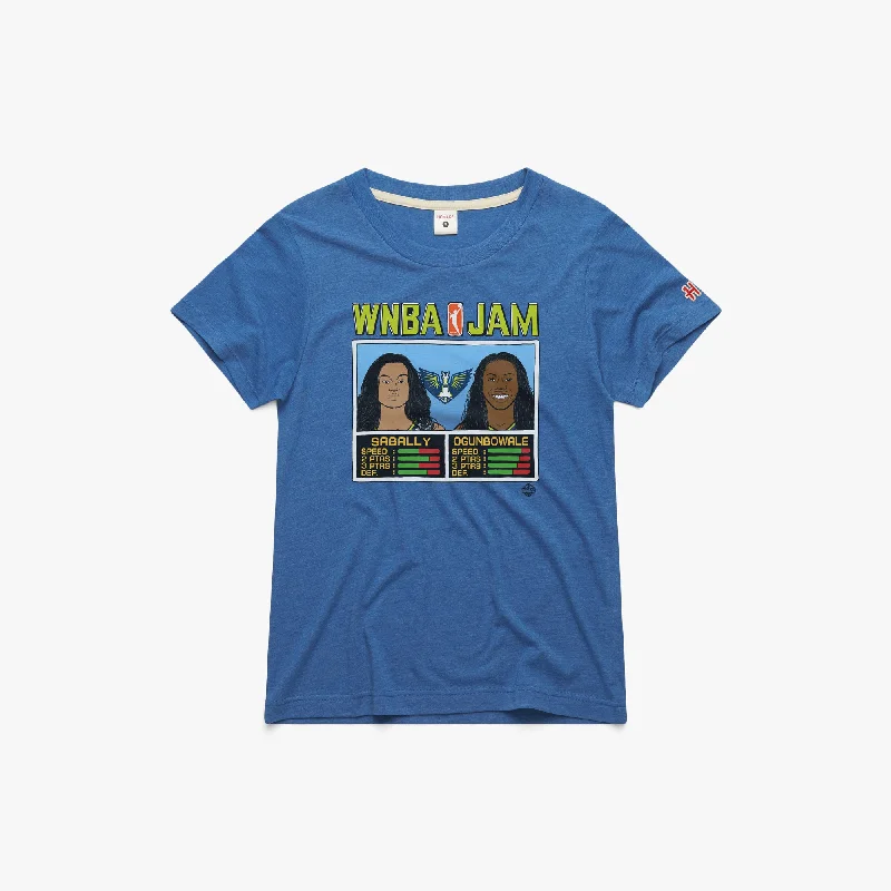 Women's Blouse with CollarWomen's WNBA Jam Wings Sabally And Ogunbowale