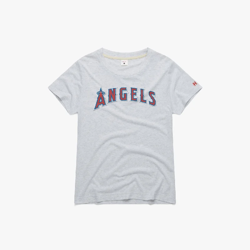 Women's Blouse with U-Shaped CollarWomen's Los Angeles Angels Jersey Logo