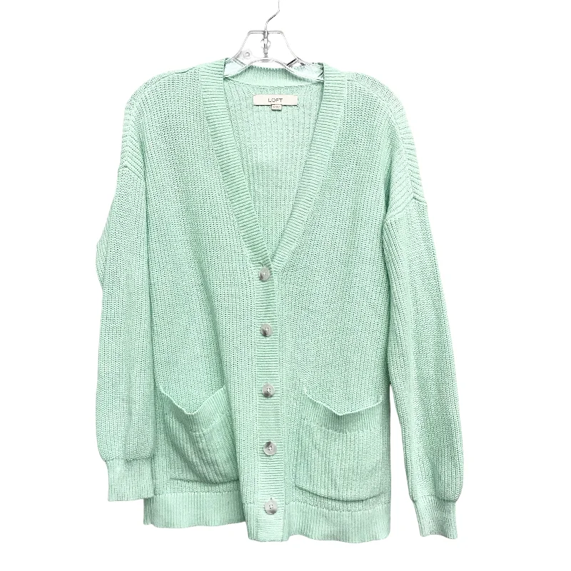 Women's Cardigan SweatersSweater Cardigan By Loft In Green, Size:S