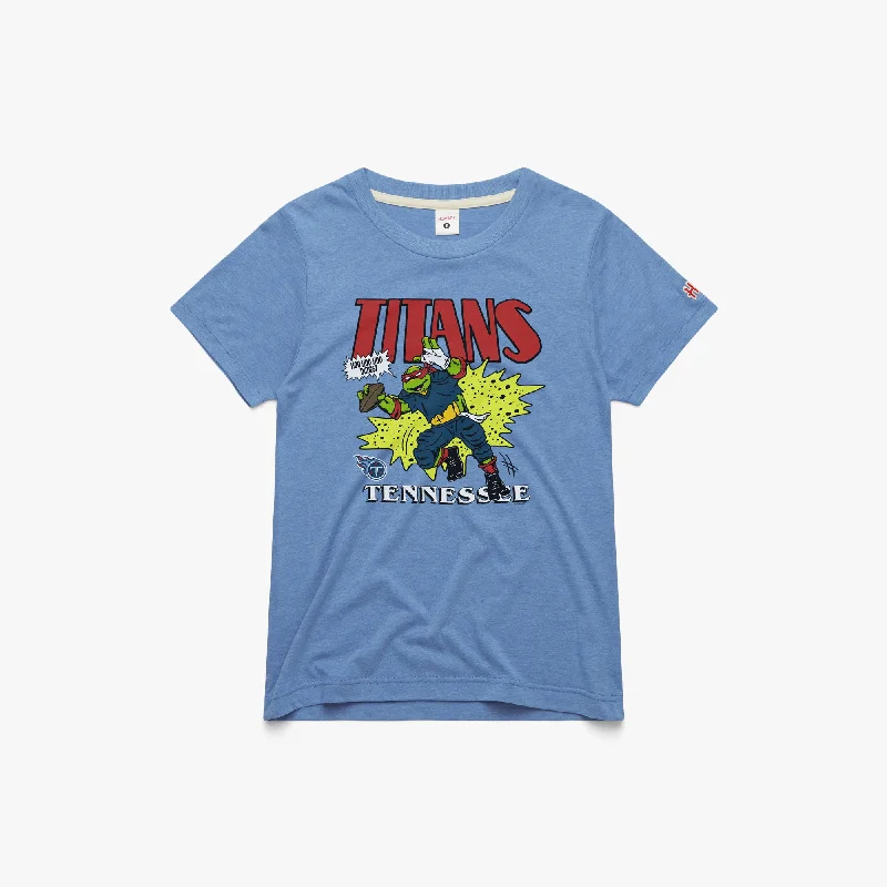 Women's Blouse with Three-Quarter SleevesWomen's TMNT Raphael x Tennessee Titans