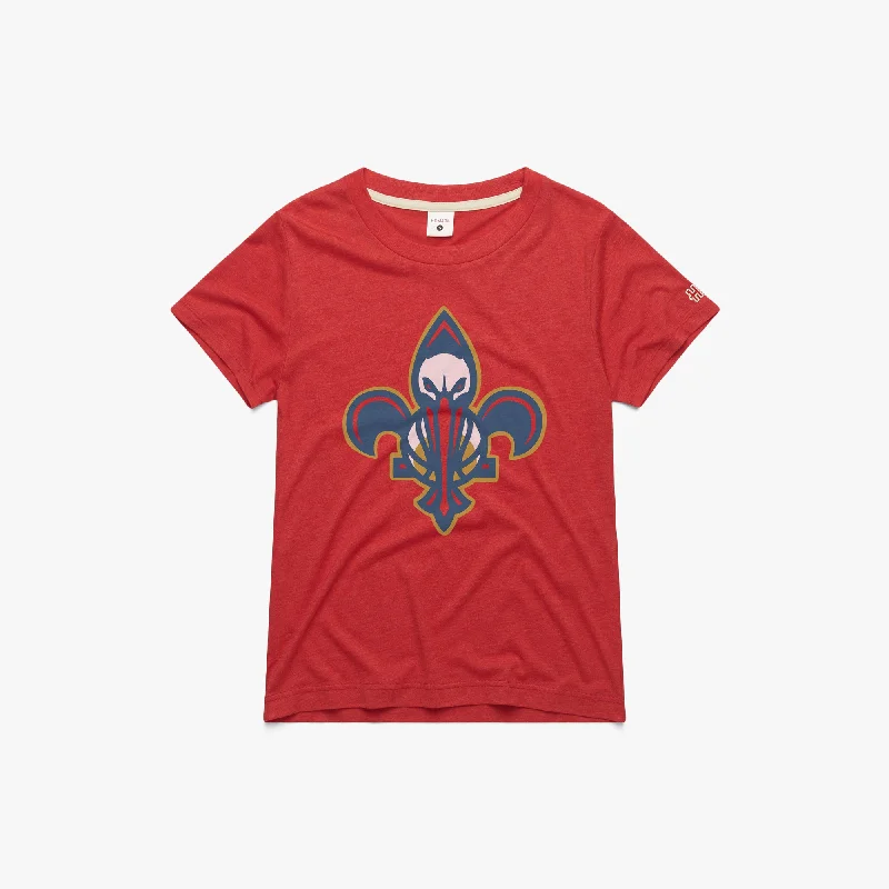 Women's Blouse with Sweetheart CollarWomen's New Orleans Pelicans Logo