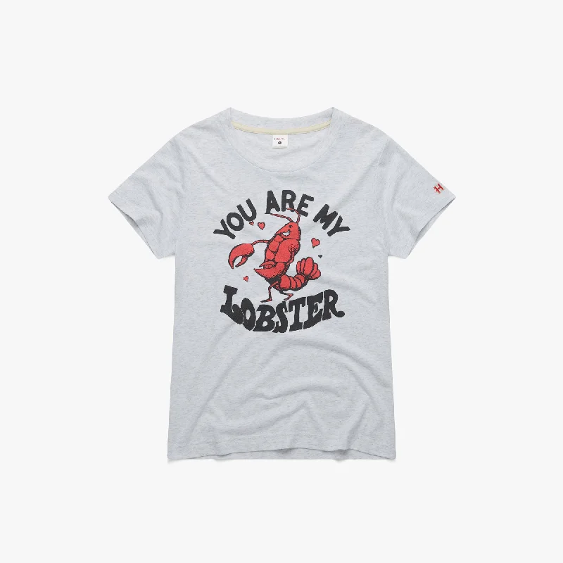 Women's Blouse with Sweetheart CollarWomen's You Are My Lobster