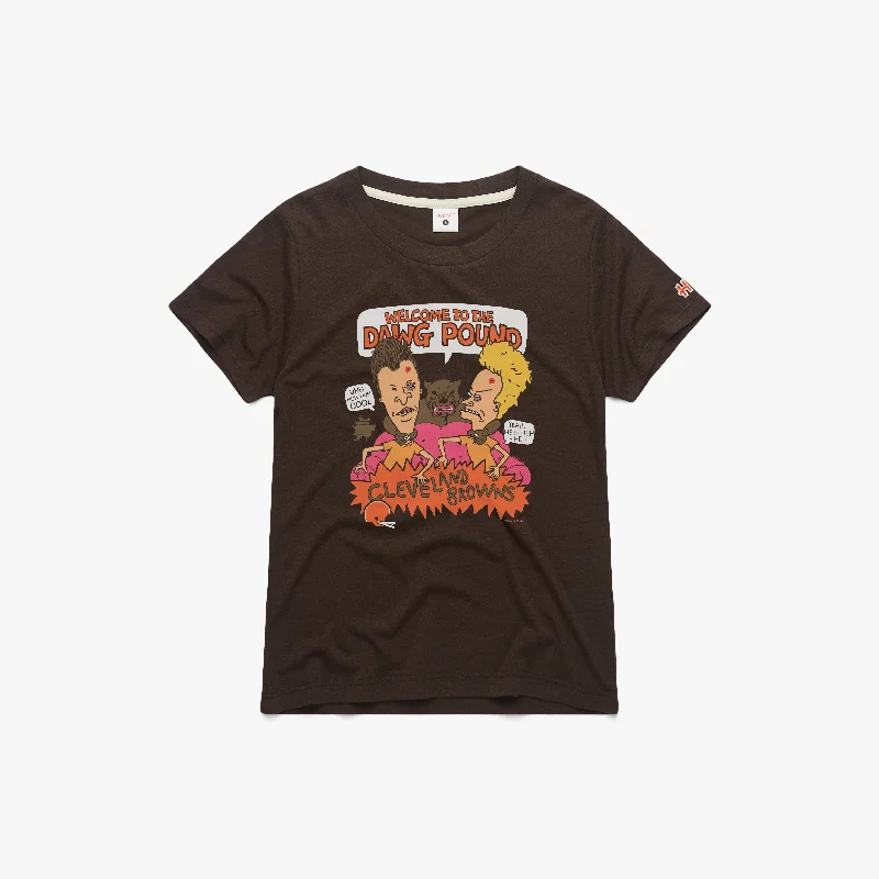 Women's Blouse with Narrow CollarWomen's Beavis And Butt-Head X Cleveland Browns Dawg Pound