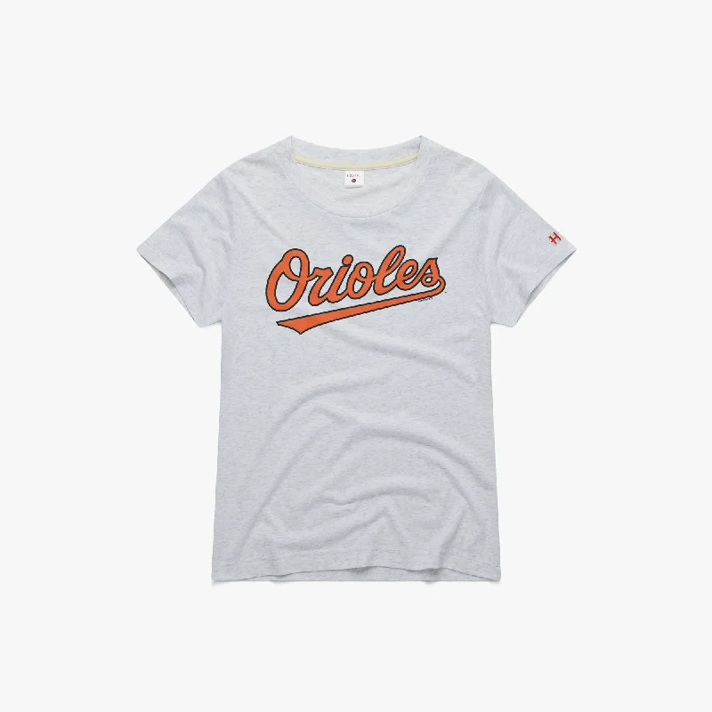 Women's Blouse for HolidayWomen's Baltimore Orioles Jersey Logo