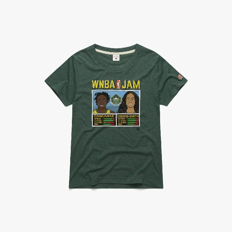 Women's Blouse with Notched CollarWomen's WNBA Jam Storm Ogwumike And Diggins-Smith