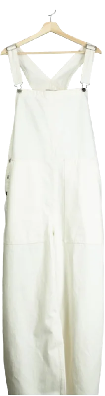 Women's Fitted SweatersEVERLANE White The Gardener Overall UK XL