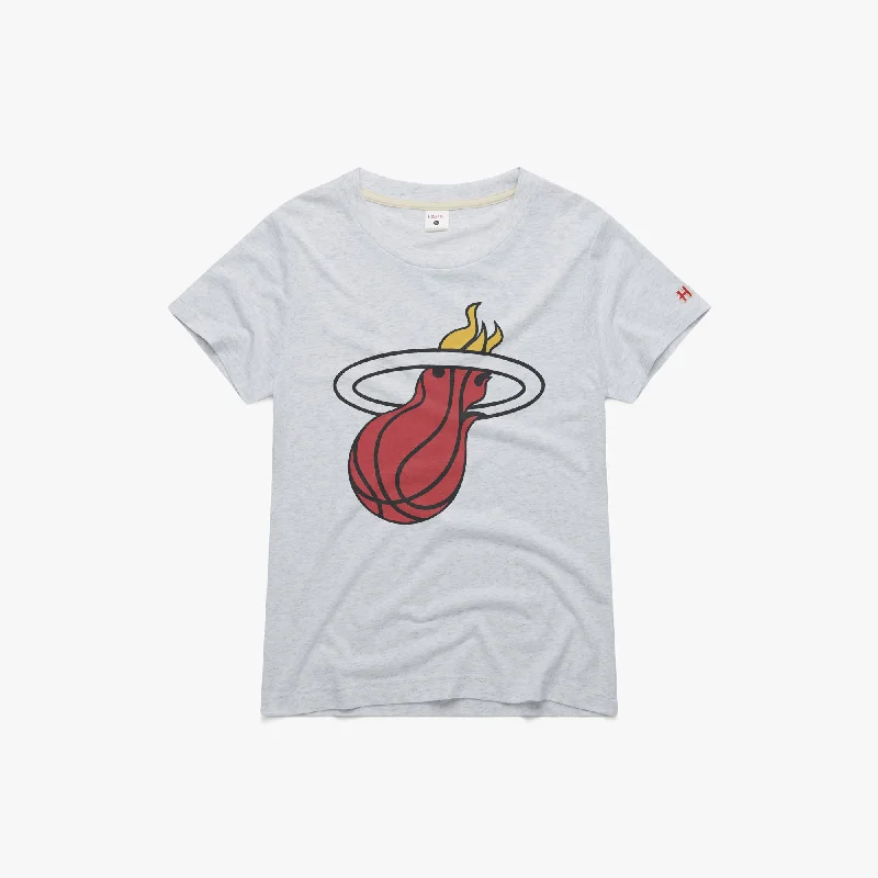 Women's Blouse with Square CollarWomen's Miami Heat Logo