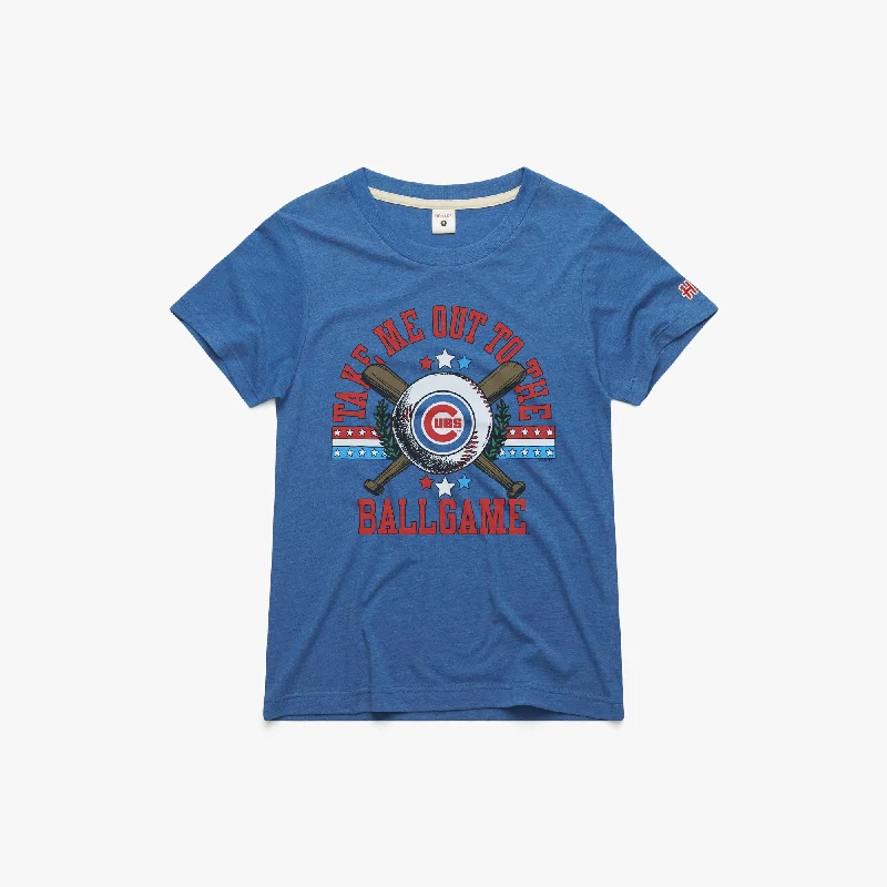 Women's Blouse for EveningWomen's Chicago Cubs Take Me Out To The Ballgame