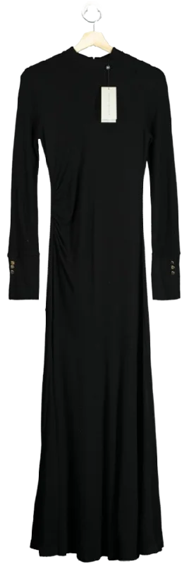 Women's Czech Wool SweatersMint Velvet Black Ribbed Jersey Maxi Dress UK XS