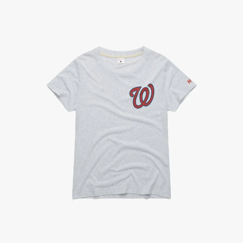 Women's Blouse with Sweetheart CollarWomen's Washington Nationals Jersey Logo