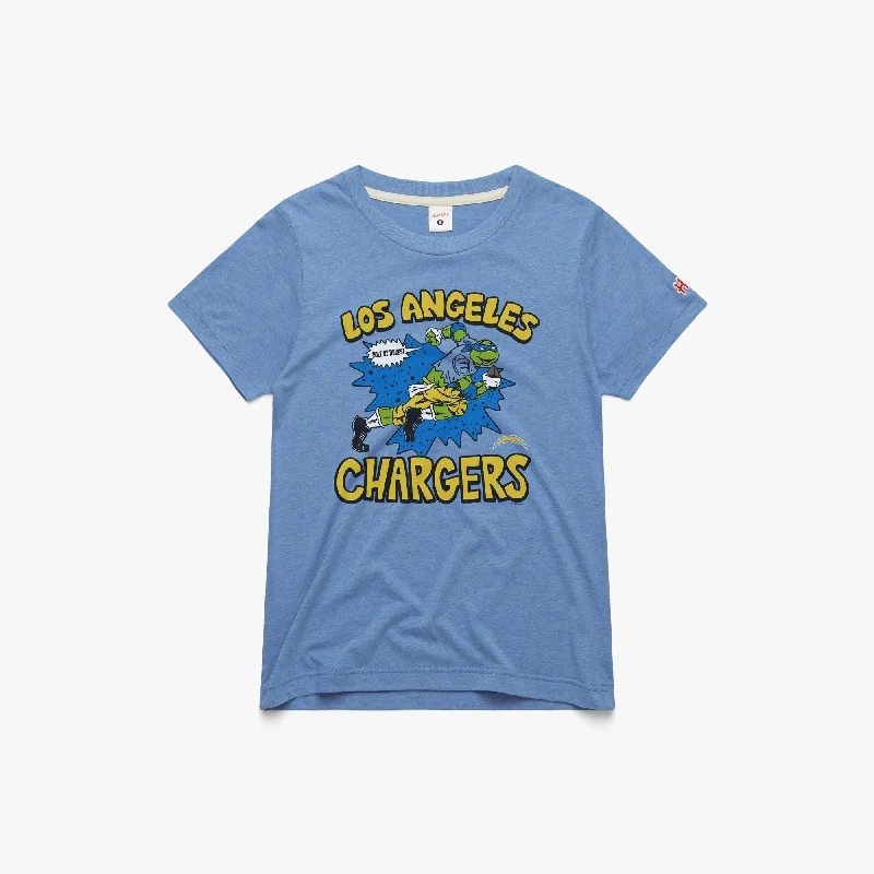 Women's Blouse with PatchesWomen's TMNT Leonardo x Los Angeles Chargers