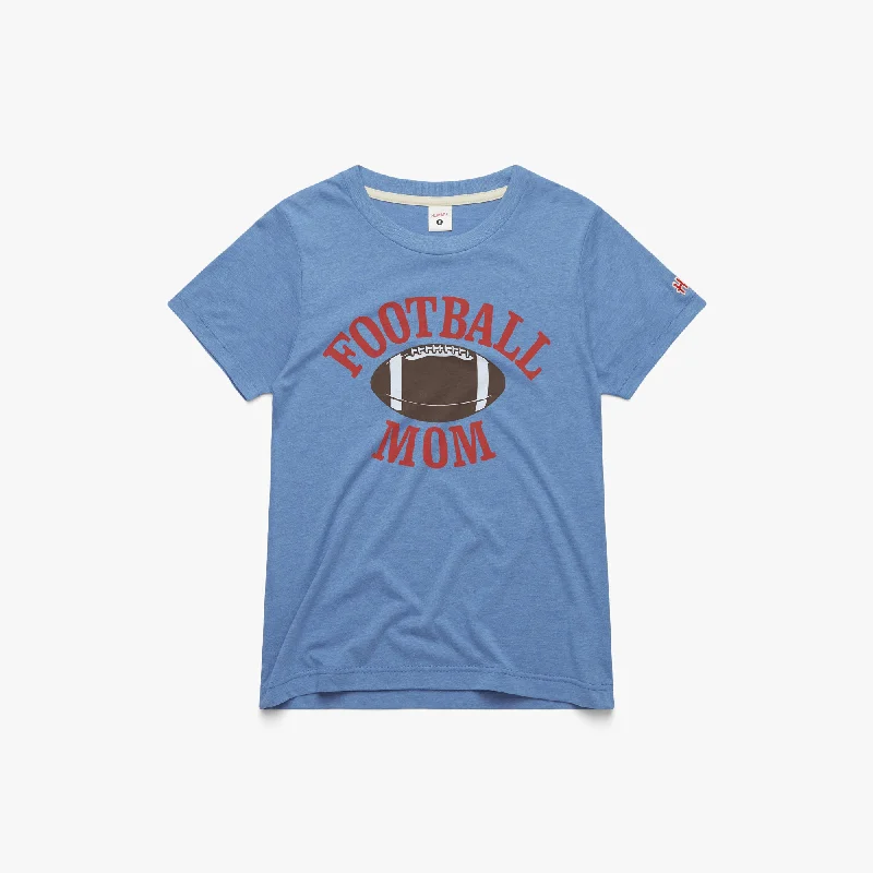 Women's Blouse with Narrow CollarWomen's Football Mom