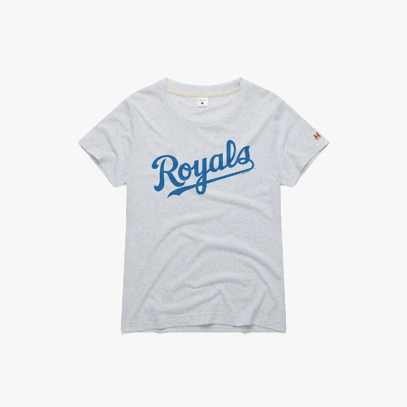 Women's Blouse with Short SleevesWomen's Kansas City Royals Jersey Logo