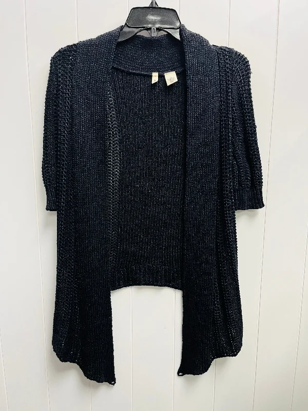 Women's Asymmetrical Hem SweatersSweater Cardigan By Moth In Black, Size: Xs