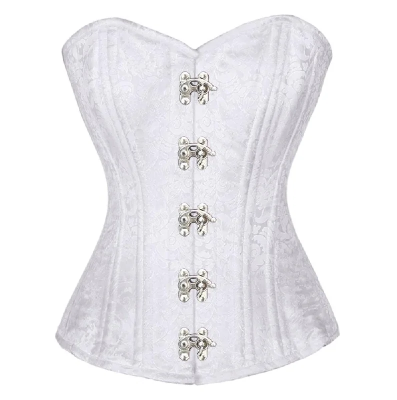 seamless body brief with ruffled edgesRio Waist Training Corset