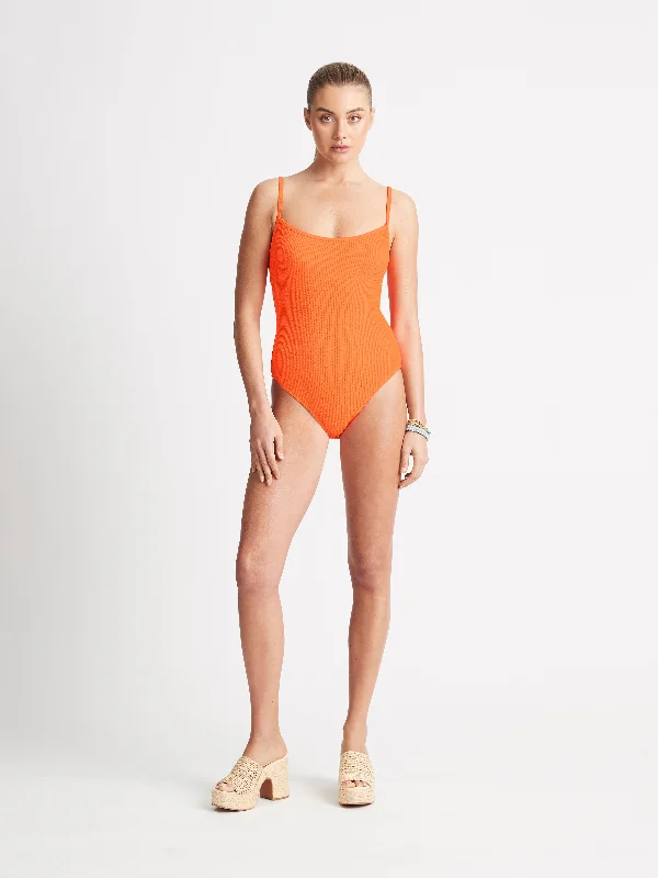 Women's Jumpsuits with Mandarin CollarHEART BREAKER ONE PIECE SWIMSUIT