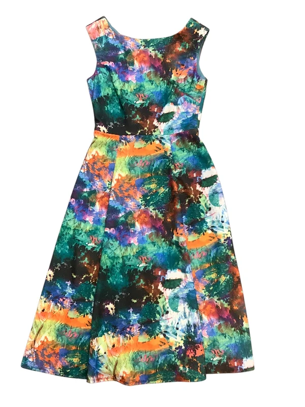 Women's Boat-Neck DressesDress Party Long By Betsey Johnson In Multi-colored, Size: 2