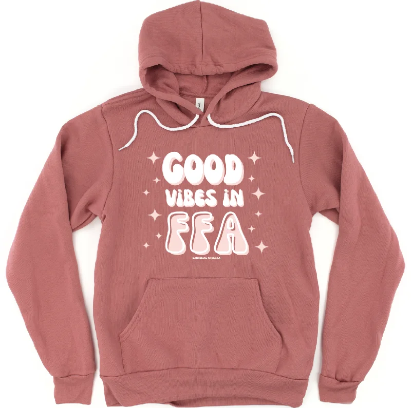 Women's Hooded Sweatshirts with Quick-Dry FabricGood Vibes in the FFA Hoodie (S-3XL) Unisex - Multiple Colors!