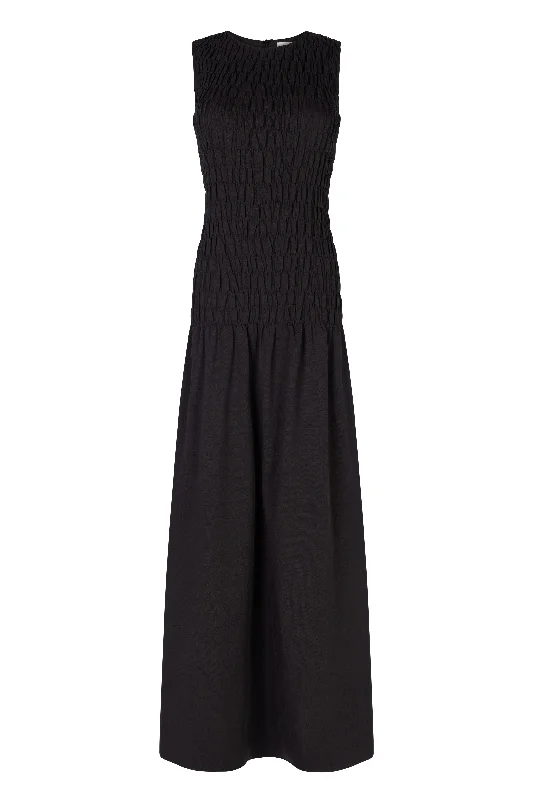 Women's Collarless Dresses'Alma' Maxi Dress