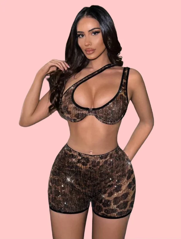 women's pajamas for those who value qualityAdriana Cheetah Set