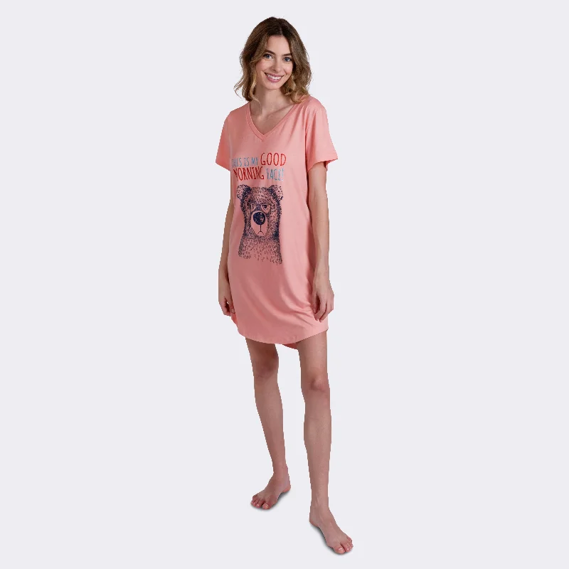 women's pajamas with button-flyLadies' Sleepshirt