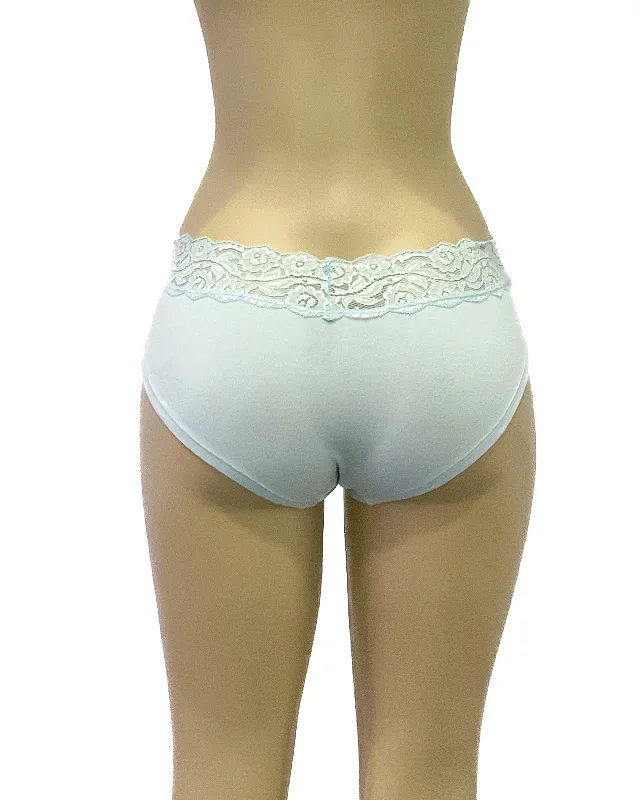 eco-friendly underwear made from organic cotton and bamboo fiber for sensitive skin and a sustainable choiceNo Limit Hipster- Ice Blue