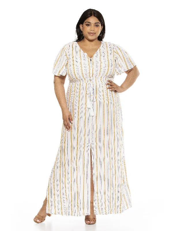 Women's Low-Neck DressesGianna Maxi Dress - Plus Size