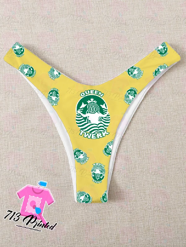 seamless panties with a hidden waistband for a smooth lookCustom funny logo Thong bikini   With Your Words Custom Printed Sexy Fun Funny Customized Panties  Lingerie