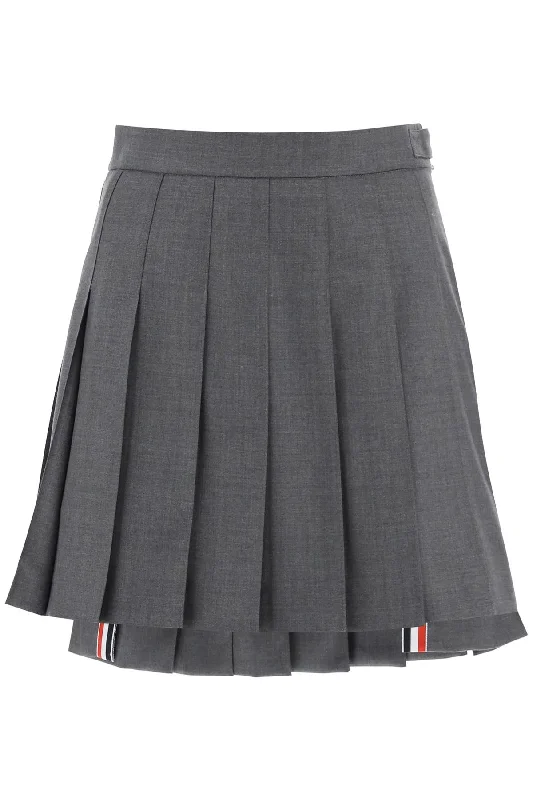 Women's Trendy SkirtsThom e Women's Wool Pleated Mini Skirt