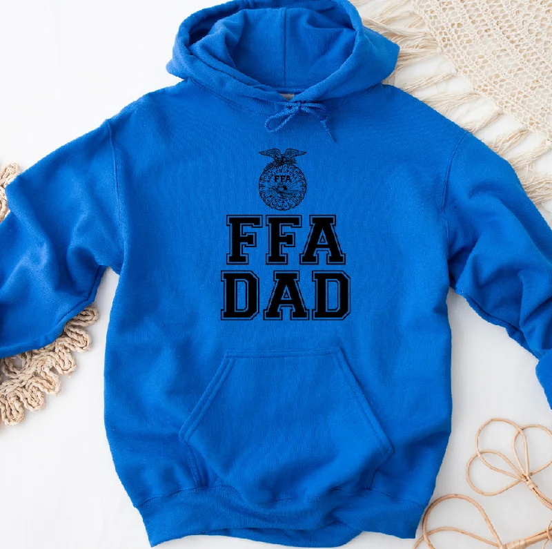 Women's Hooded Sweatshirts with PocketsFFA Dad Emblem Hoodie (S-3XL) Unisex - Multiple Colors!