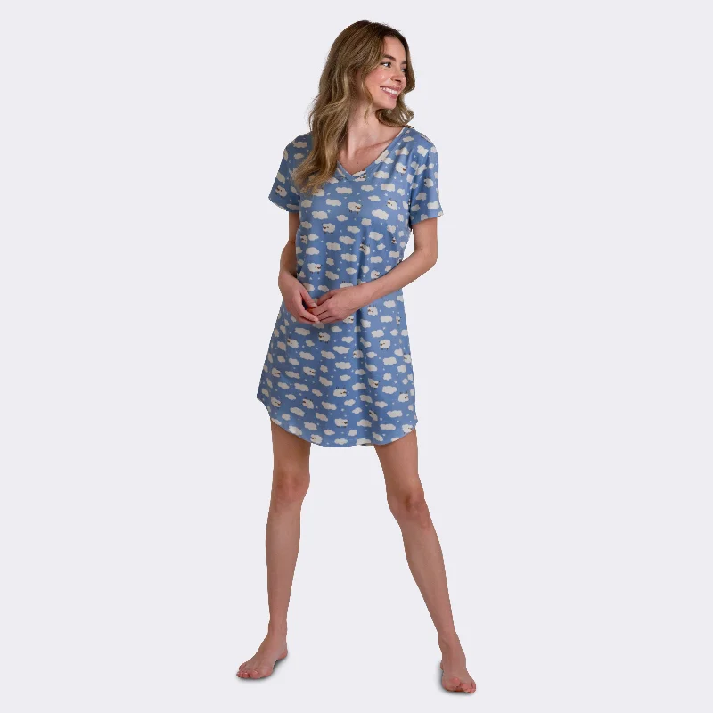 women's pajamas with an elasticized cuffsLadies' Sleepshirt