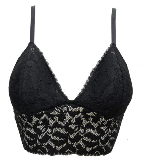 plus-size minimizer bra with smooth cupsOpen Lace Padded Bralette