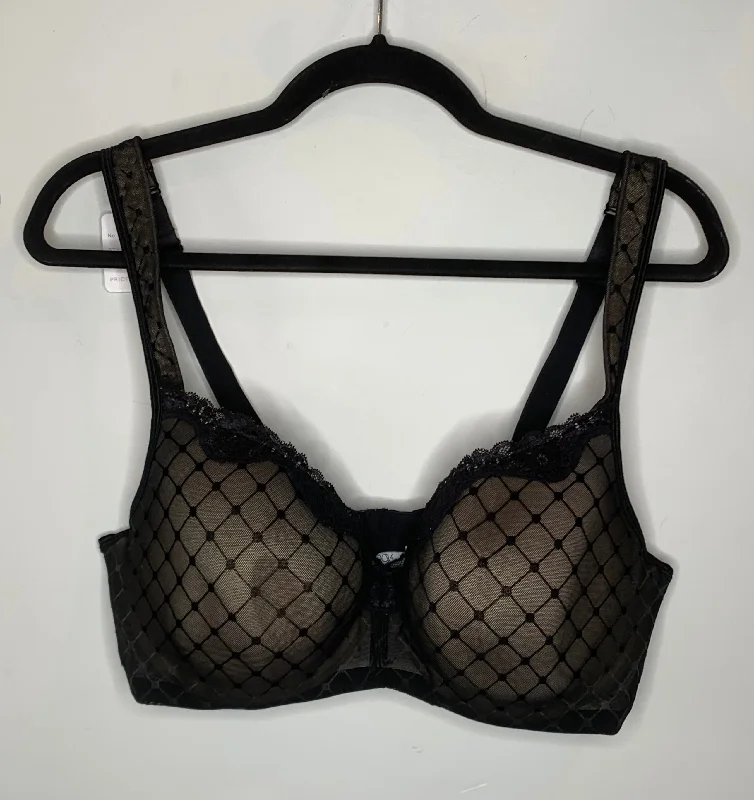 sleep bra for comfortBlack Mesh and Lace Bra