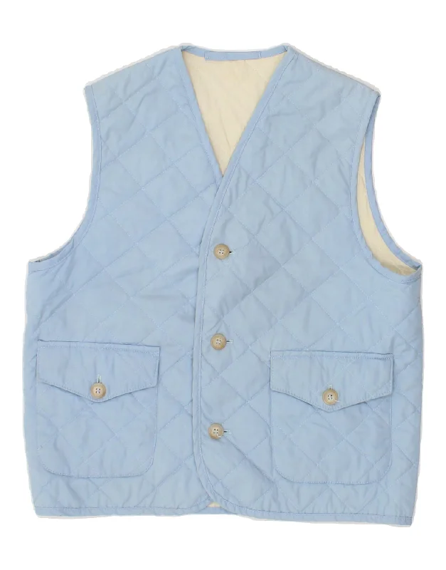 Women's Coats with SleevesHUSKY Womens Quilted Gilet IT 44 Medium Blue