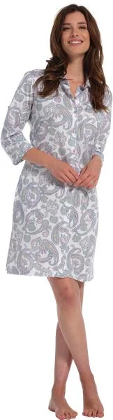 women's pajamas with adjustable strapsNachthemd doorknoop 10231-106-6 400 light purple