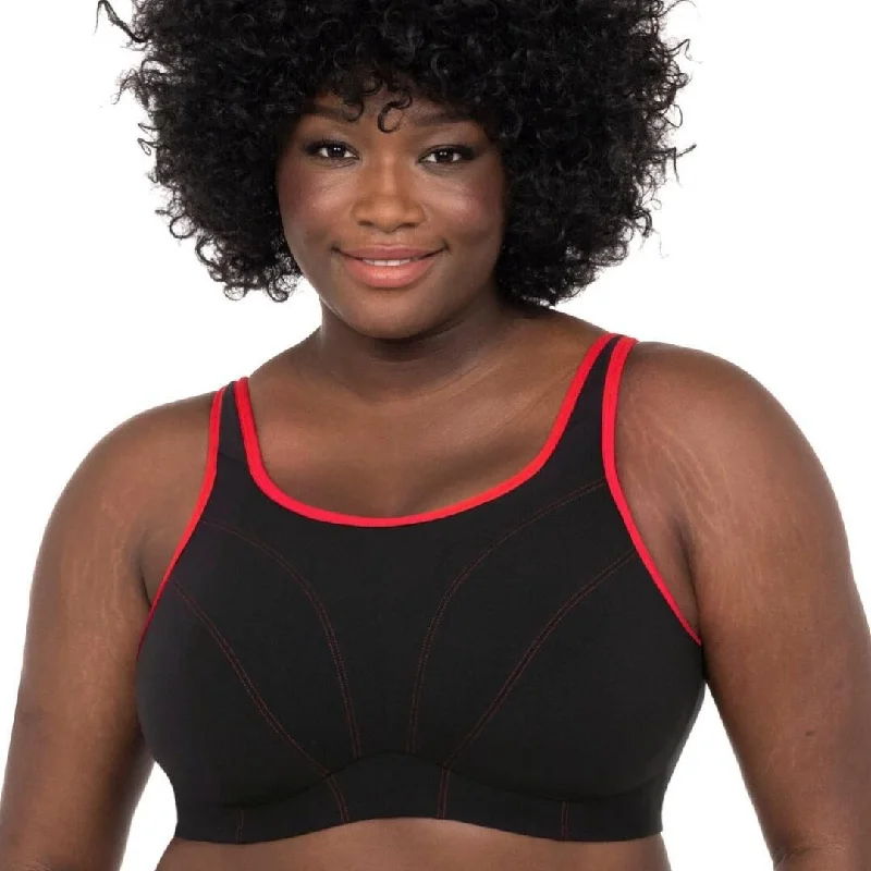 seamless nursing bra with easy-access clipsGoddess Sport Wireless Full Coverage Sports Bra