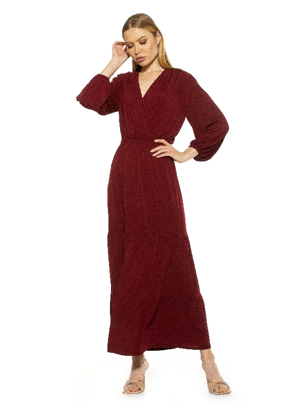 Women's Sweetheart-Back DressesRaglan Maxi Dress