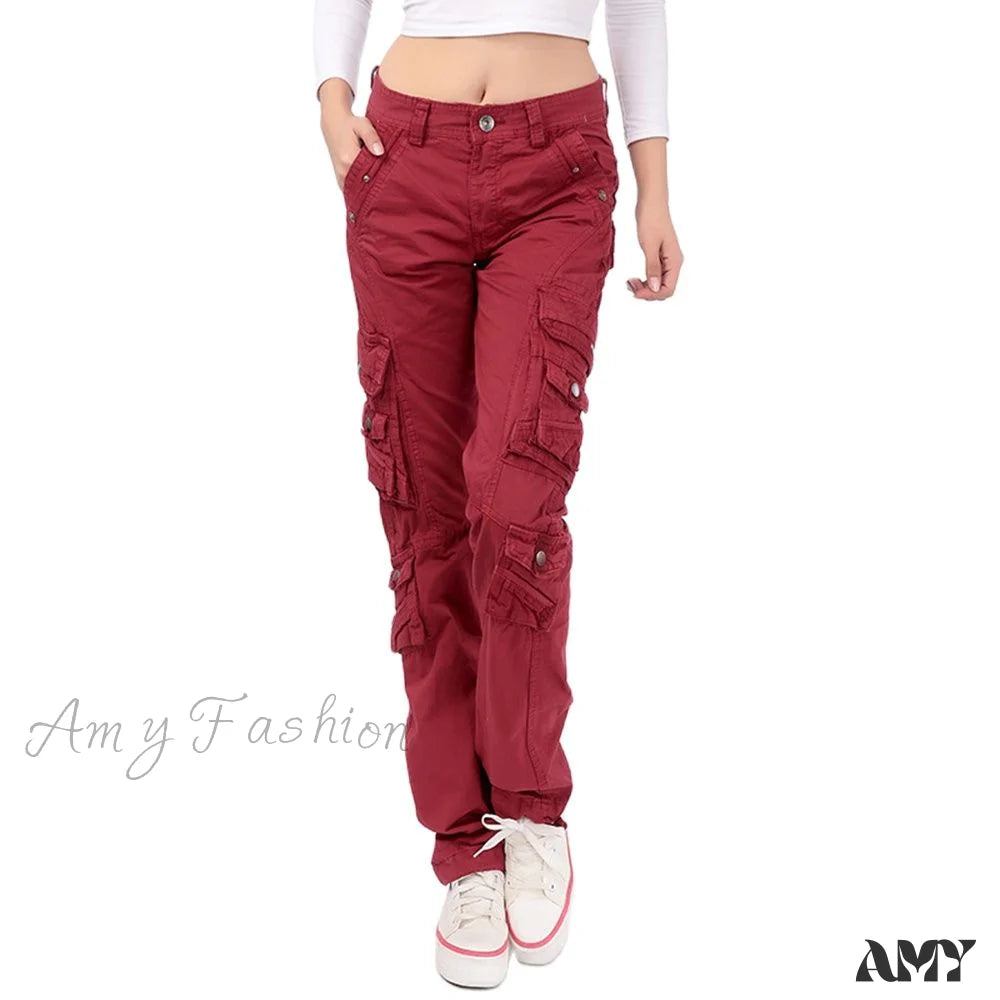 Women's Jodhpurs with Boat NeckAmy Fashion - Joggers Streetwear Hiking Trousers Solid Candy Color