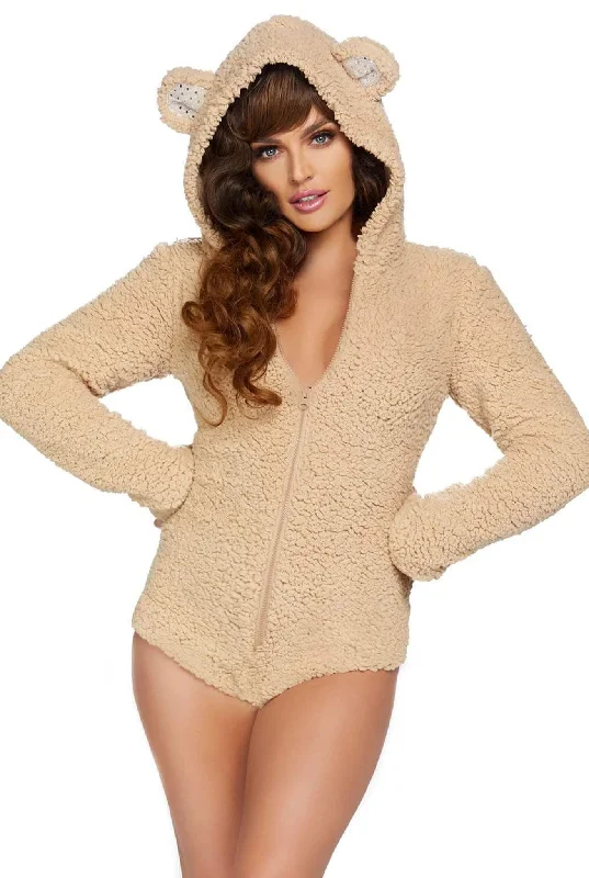 women's pajamas with a subtle shimmerTeddy Bear Ultra Soft Bodysuit