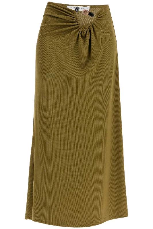 Women's Low-Waisted SkirtsChristopher Esber Women's Long Skirt With Stones