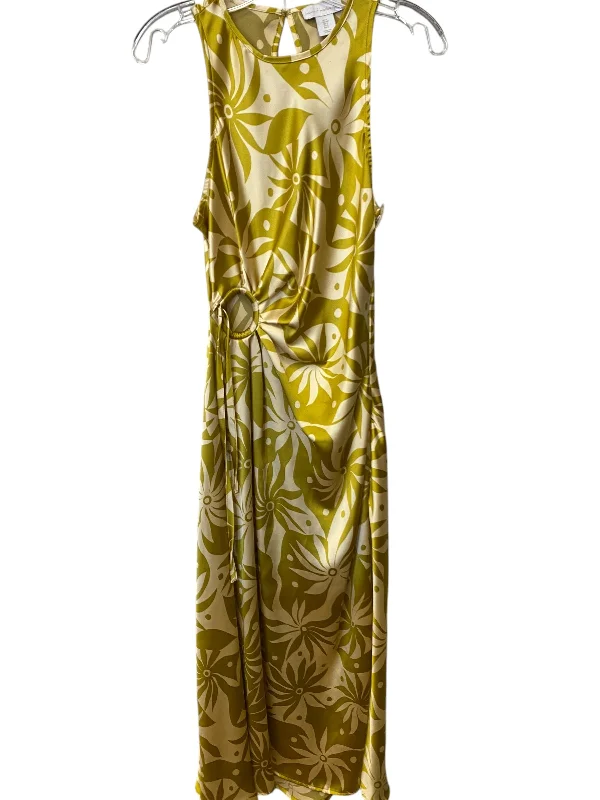 Women's V-Back DressesDress Casual Maxi By House Of Harlow In Cream & Green, Size: S