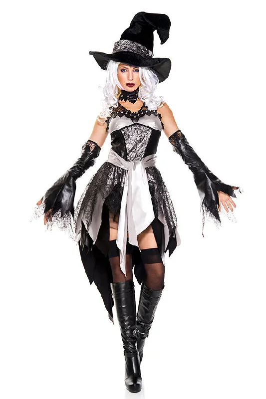 women's pajamas with moisture-wicking fabricFive Pieces Glam Witch Costume Set