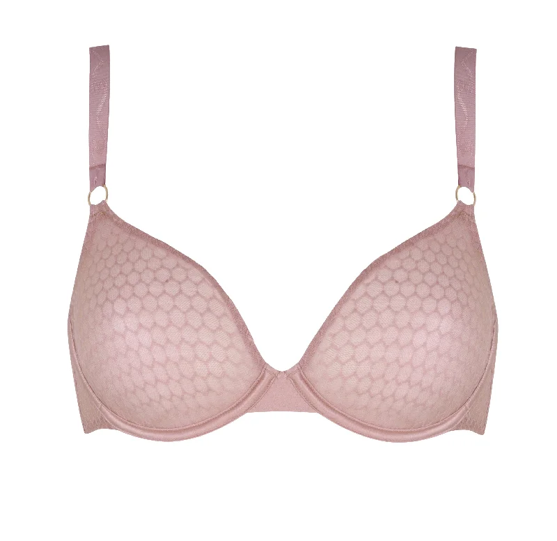 lace overlay braMYLA - Honey Lane Soft Cup Bra