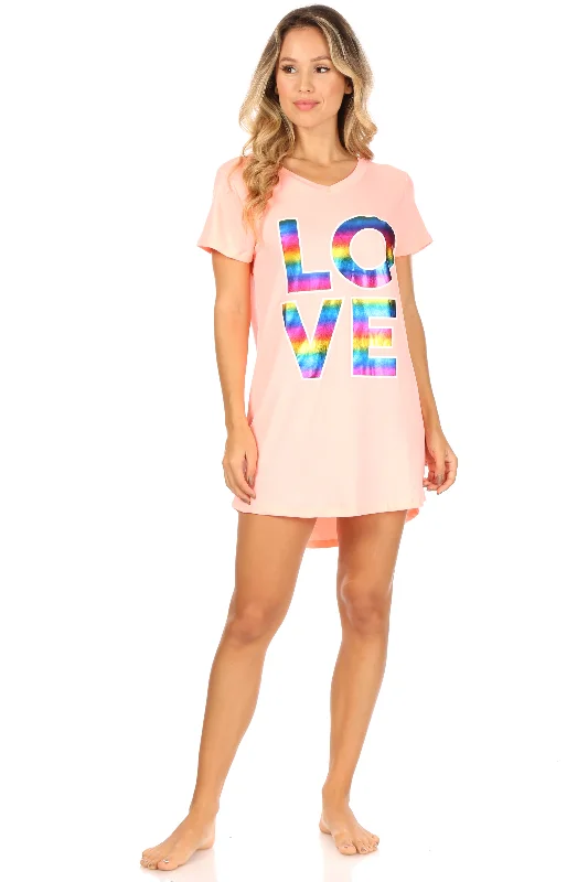 women's pajamas for everyday loungingLOVE Nightshirt