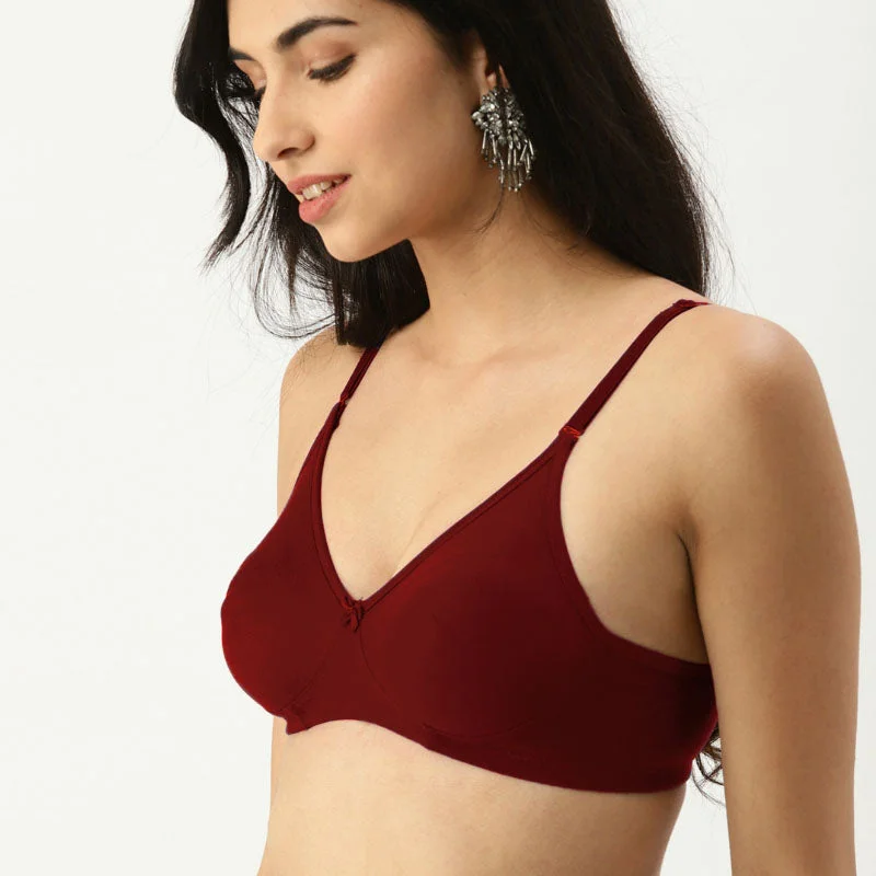 backless bra with invisible strapsSoft Nylon Non Padded Stylish Bra