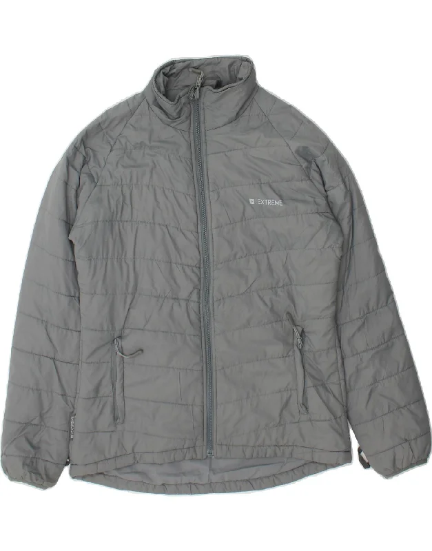 Women's Coats with PocketsMOUNTAIN WAREHOUSE Womens Padded Jacket UK 12 Medium Grey Polyester