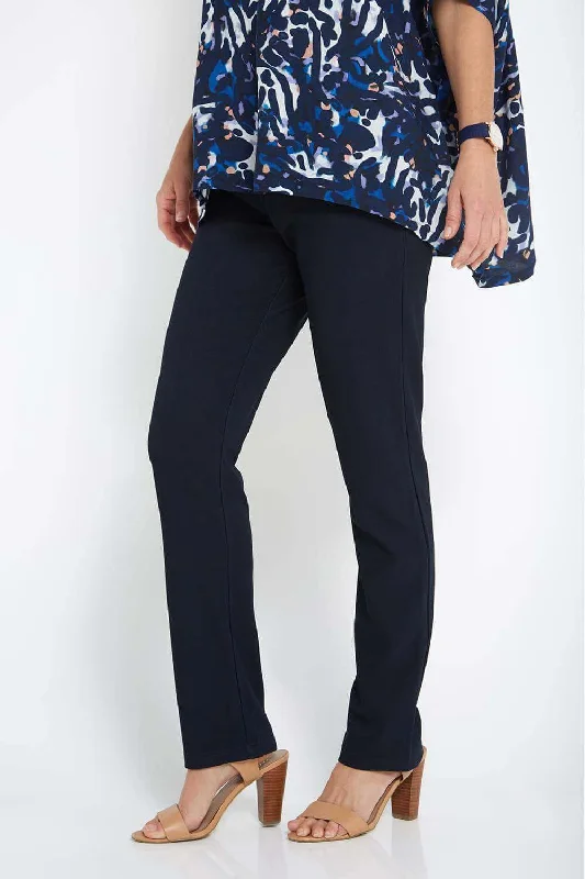 Women's Jodhpurs with Sweetheart CollarCordelia St Pencil Pant - Dark Navy